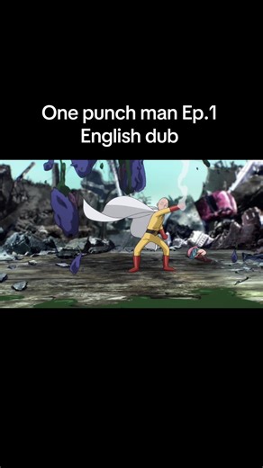 One punch man English dub ep.1 pt1
