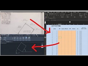 Easy process for Lot Plotting in AutoCAD