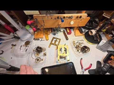 Art Deco Style Ingraham Mantle Clock Movement