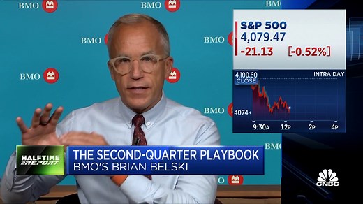 Watch CNBC's full interview with BMO's Brian Belski on his second-quarter playbook