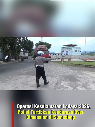 Operasi Keselamatan Lodaya 2026 di Sumedang