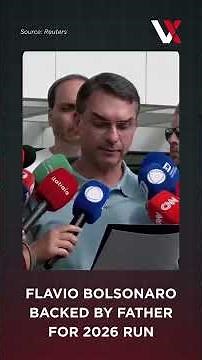 WATCH | Flavio Bolsonaro Secures Father's Support for 2026 Presidential Run | VERTEX