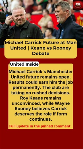 Michael Carrick Man United Future | Club Patient as Opinions Split