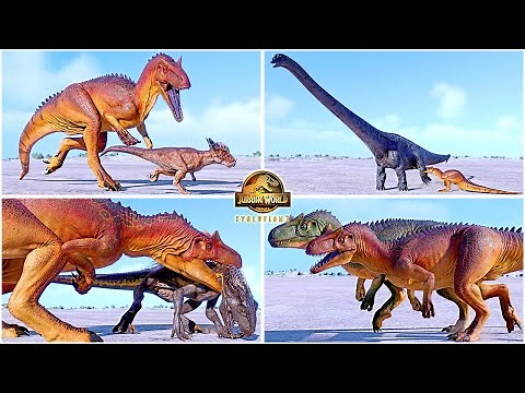 Allosaurus Game Scenes in Jurassic World Evolution 2 - JWE