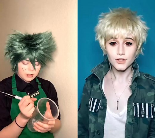 Cosplay Duet: Deku and Bakugo's Unique Relationship