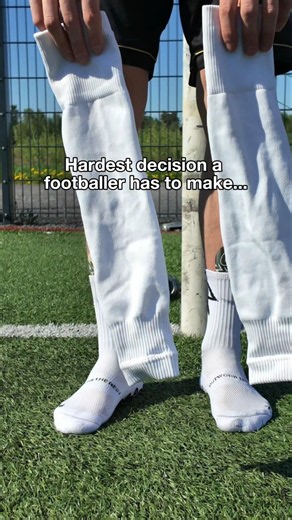 High or low socks? 🤔 #football #soccer
