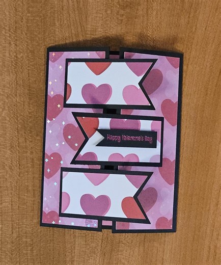Valentine’s Gatefold Card Set – Pink & Black Romantic Cards, Handmade Love Notes, Modern Valentine Card Set, Couples Gift - Etsy