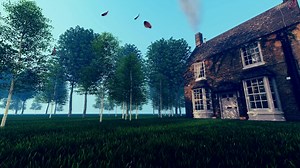 Stock Video Home In The Middle Of Nature Surrounded By Trees Animated Wallpaper