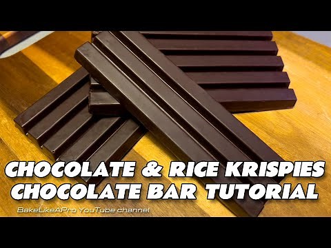 Chocolate And Rice Krispies Chocolate Bar Tutorial
