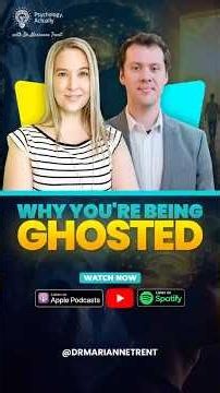 Ghosting is actually Psychology! #ghosting #psychologypodcast #datingpsychology
