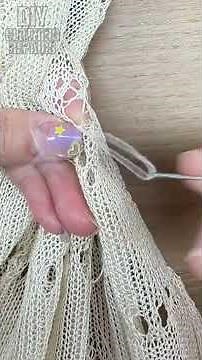 How to repair holes in sweaters #shorts