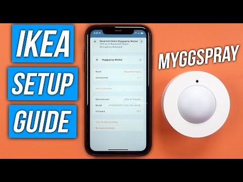 Ikea Myggspray Motion Sensor Setup and Use Guide