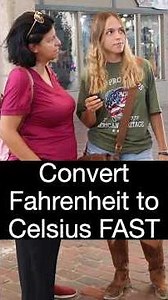 Convert Fahrenheit to Celsius fast