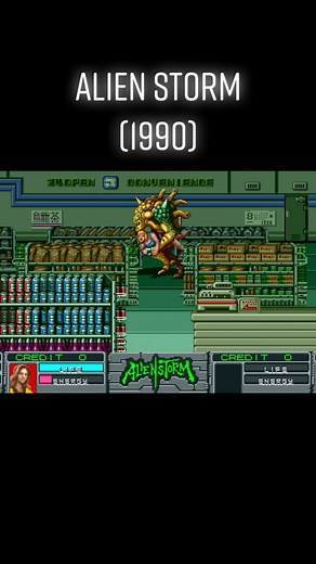 Alien Storm Sega Genesis Retro Arcade Game