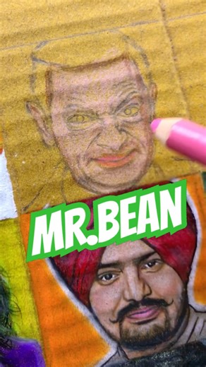 Mr.Bean Drawing | Rowan Atkinson #mrbean #ata #comedian