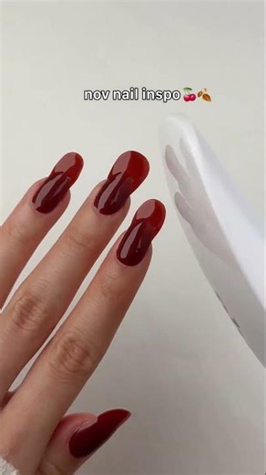 nov nail inspo🍒🍂