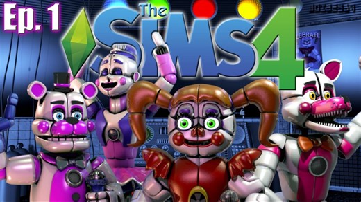 The Sims 4 - Five Nights at Freddy's: Sister Location - Ep 1 (Create a Sim & House Build)