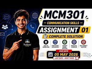 MCM301 Assignment 1 Solution Spring 2026 | 100% Correct Solution | The Merciful Academy