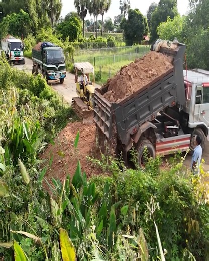 21 reactions | Next Progress!!! Abandoned Land Leveled by Bulldozers and 5-Ton Garbage Trucks | Bulldozer Operator | Facebook