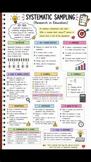 #systematic sampling #types of sampling 📚✍️🎯.....