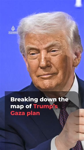 312K views · 4.3K reactions | A map showing what Gaza would look like under US President Trump’s controversial 'redevelopment plan' shows how closely it’s aligned with the needs of Israel’s occupation, according to analyst Sultan Barakat. | Al Jazeera English | Facebook