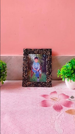 DIY Photo Frame. Easy step-by-step at home ❤️#shortvideo #youtubevideo #youtubeshorts #diy #craft