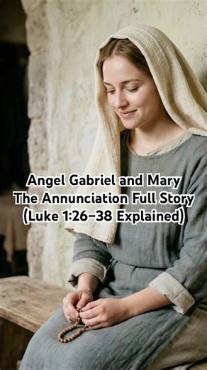 Angel Gabriel and Mary | The Annunciation Full Story (Luke 1:26–38 Explained)