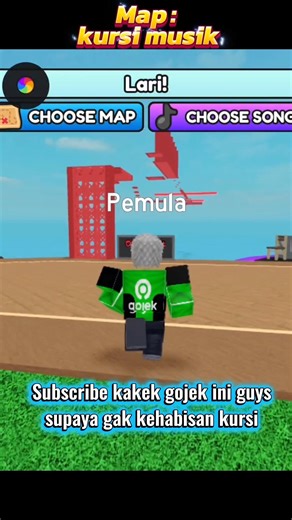 kakek gojek memperebutkan kursi #roblox #gaming