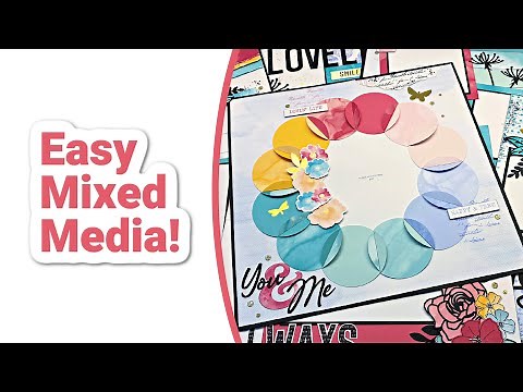 CTMH Dream Maker | 10 page workshop | Easy Mixed Media with One Stamp Set