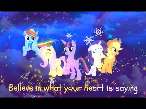 My Little Pony Sings "Believe" from The Polar Express 🎄🚂 (Singalong)