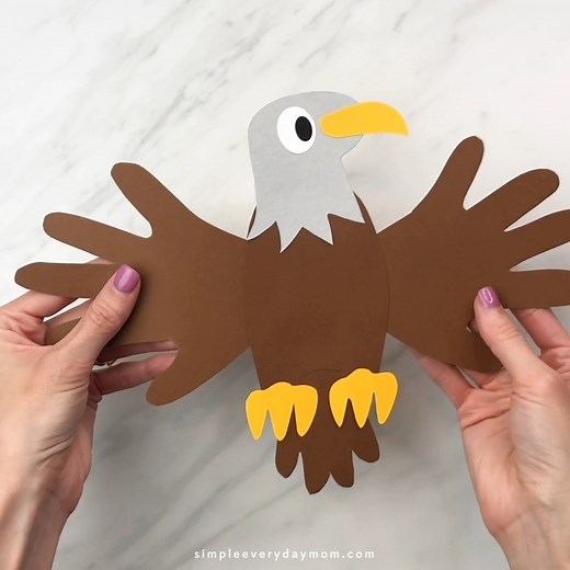 109K views · 3.6K reactions | Prepare for 4th of July with this cute eagle craft! Get the printable template on the blog. | Simple Everyday Mom | Facebook