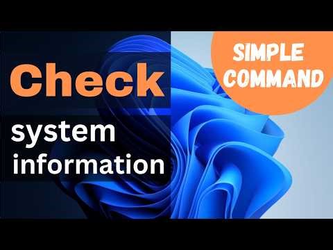 How to Check System Information Using CMD systeminfo Command