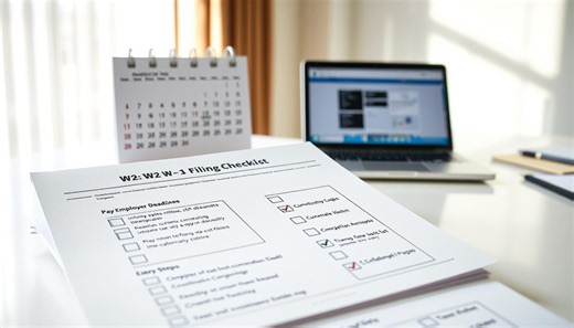 W-2 and W-3 Filing Checklist: Proven Easy Guide