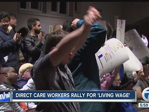 Developmental disability community rallies for more pay for direct care workers