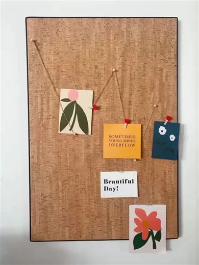 Cork Board for Wall, Cork Bulletin Board With Frame, Minimalist Corkboard for Home or Office, Photo Display, Memo Board - Etsy