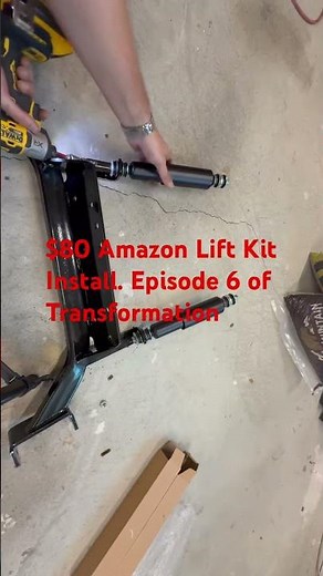 $80 Amazon Golf Cart Lift Kit Install – EZGO TXT | Golf Cart Transformation Episode 6