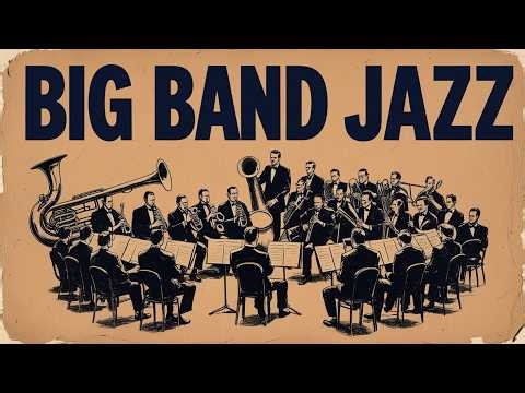 📻 Classic Big Band Jazz | 1940's Snowed-In Swing Radio