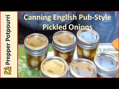 Canning English Pub-Style Pickled Onions