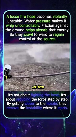 How Firefighters Control A Violent Hose