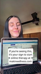 This is your sign to start online therapy 💻💙 #shorts #mentalhealth