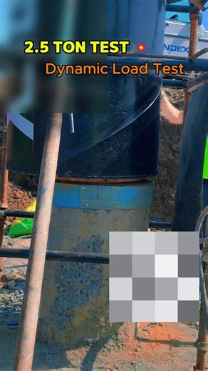 Dynamic Load Test on Pile 🔥 एक हिट… और Pile की पूरी सच्चाई बाहर! Dynamic Load Test से पता चलता है foundation कितना मजबूत है. Quality में कोई compromise नहीं 💪 #DynamicLoadTest #PileTest #FoundationWork #CivilEngineering #SiteReality #EngineerLife #ConstructionVlog #ReelsIndia | Er Mukesh Kumar
