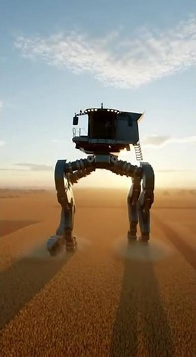 Great Plains Harvester Walker — #USA #MegaFarming #CinematicMovement