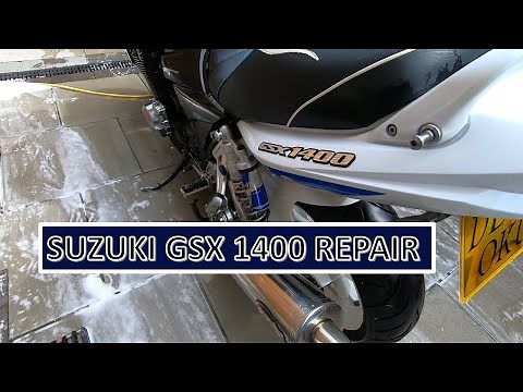 How To Suzuki GSX 1400 Rectifier replacement DIY 4K