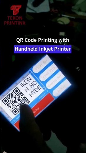 QR Code Printing with Inkjet Batch Coding Machine - Batch Code, Expiry Date & MRP Printing Machine
