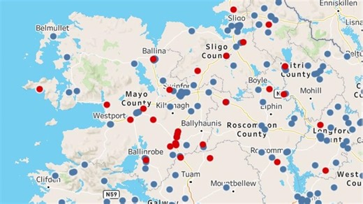 RSA publishes new interactive map of road traffic injury collisions | Connaught Telegraph