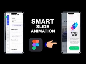 Create STUNNING SMART SLIDE Animations in FIGMA | Stunning UI Motion Design