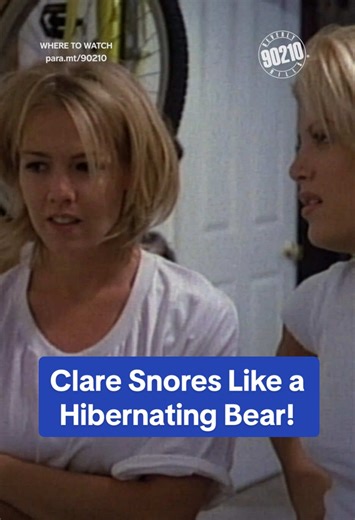 Clare Snores in Beverly Hills 90210: A Hibernating Bear!