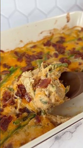 Jalapeño Popper Chicken Casserole 🌶️ | Easy Low Carb Weeknight Dinner