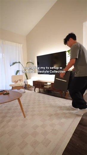 Upgrading my entertainment setup with the new Lifestyle Speaker Collection from @Bose The surround sound speakers provide clear audio from all directions and allows me to be fully immersed in my movies and shows! #BoseLifestyleCollection #ad #speakers #home