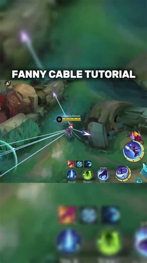 fanny tutorial | straight cable tutorial #MLBBGoldenMonth #MLBBCreator #mlbb #mobilelegends